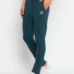 Duke Teal Regular Fit Trackpants image 3