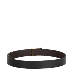 Tommy Hilfiger Black & Brown Leather Reversible Belt for Men image 3