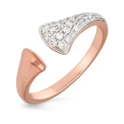 Malabar Gold and Diamonds 18k Rose Gold Diamond Ring image 1