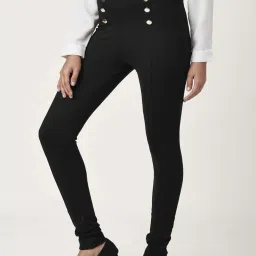 Annabelle by Pantaloons Black High Rise Tights image 3