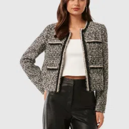 Forever New Multi Blended Regular Fit Jacket image 1