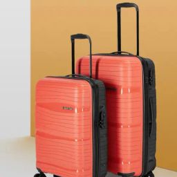 Nasher Miles Nicobar Hard-Sided Polypropylene Set of 2 Orange and Dark Grey Trolley Bags(55&65cm)-picture-48