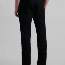Jack & Jones Black Regular Fit Lightly Washed Jeans image 3