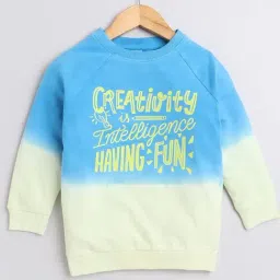 Bumzee Boys Blue & Yellow Printed Full Sleeves Sweatshirt-image-17