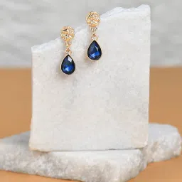 Accessorize London Stud Teardrop Dangler Earrings image 1