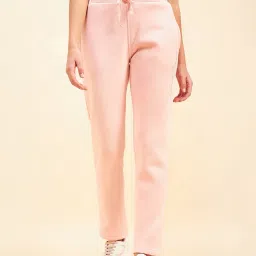 Sweet Dreams Light Pink Mid Rise Track Pants image 1