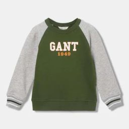 Gant Kids Olive & Grey Printed Full Sleeves Sweatshirt-picture-15