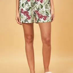Dreamz by Pantaloons White Printed Shorts image 1
