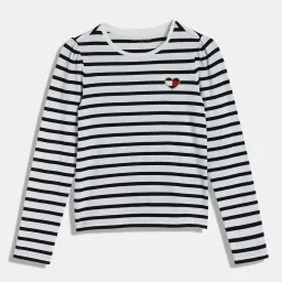 Tommy Hilfiger Milky Way Striped Regular Fit T-Shirt image 1
