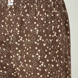 UnderJeans by Spykar Dark Brown Premium Cotton Printed Boxer Shorts image 4