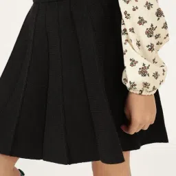 One Friday Girls Black Regular Fit Skirt image 4