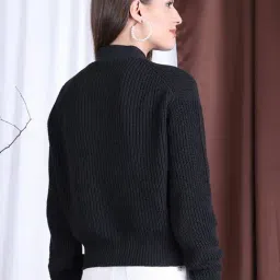 NEUDIS Black Acrylic Sweater image 2