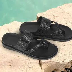 Metro Men Leather Comfort Sandals-picture-35