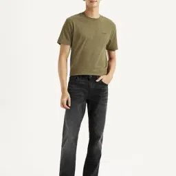 Levi's 511 Charcoal Grey Cotton Slim Fit Jeans image 4