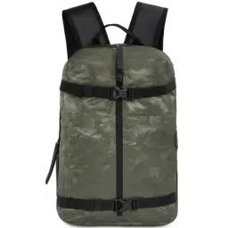 Tommy Hilfiger Landen Green Polyester Printed Laptop Backpack-image-82