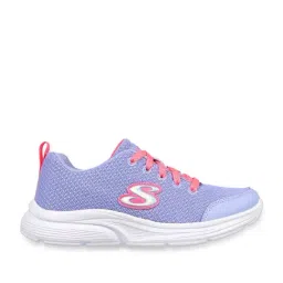 Skechers Girls WAVY LITES - BLISSFUL WISH Periwinkle Casual Sneakers-image-74