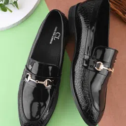 Carlton London Men's Black Loafers-picture-31
