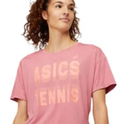 Asics Pink Half Sleeve T-Shirt image 5