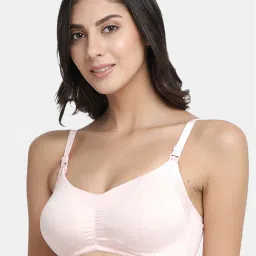Inner Sense Pink Full Coverage Maternity Bra - Pack of 2 image 3