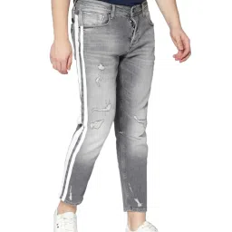 Antony Morato Black Slim Fit Distressed Jeans image 3