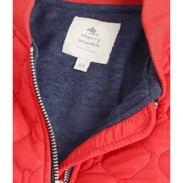 Cherry Crumble by Nitt Hyman Kids Red Quilted Jacket image 3