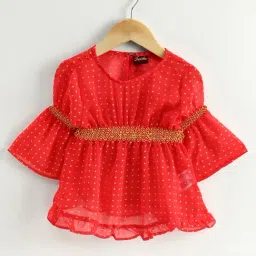 TWISHA Kids Coral Printed Top-image-23