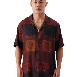 The Souled Store Multicolor Regular Fit Iron Man: Print Shirt-image-57