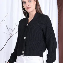 NEUDIS Black Acrylic Sweater image 4