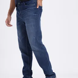 glitchez Men Soft Denim Tapered Fit Jeans image 2