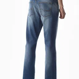 Jack & Jones Men Clark Regular Fit Mid-Rise Heavy Fade Stretchable Denim Jeans image 4