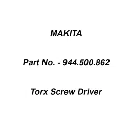Makita Torx Screw Driver, Part No 944.500.862-picture-39