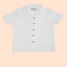 Pantaloons Baby Kids White Cotton Regular Fit Shirt-picture-22