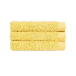 DDECOR Live Beautiful Yellow Cotton 550 GSM Hand Towel - Set of 1-picture-5