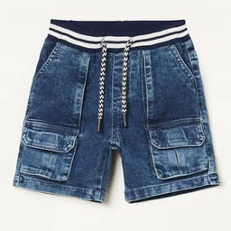 Juniors by Lifestyle Boys Pack of 2 Printed & Washed Shorts image 4