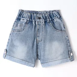 Kookie Kids Solid Colour Shorts  - Navy-picture-15