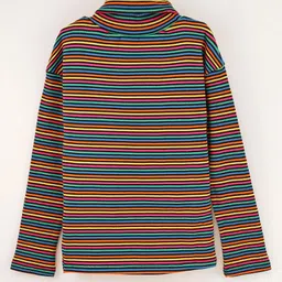 Vitamins Full Sleeves Striped Skivi Top - Multicolor image 2