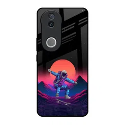 QRIOH Retro Astronaut Printed Vivo V50 5G Back Case-image-29