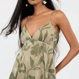 COLOR CAPITAL Floral Print Fit & Flare Mini Dress-picture-27