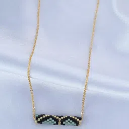 Threads & Beads Multi Gold-Plated Brass Necklace-picture-33