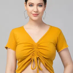 Nalax Designs Halter Neck Applique Tank Top-image-5