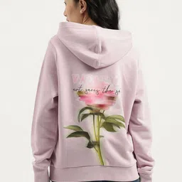 United Colors of Benetton Women Floral Printed Hooded Pullover Sweatshirt-picture-36