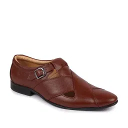 Fausto Men's Tan Fisherman Sandals image 3