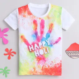 The Magic Wand Kids Multicolor Printed T-Shirt image 1