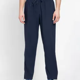 Adidas Blue Regular Fit Printed Sports Trackpants-picture-16