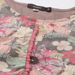 showoffff SHOWOFF Multicolor Embellished Midi Dress image 3