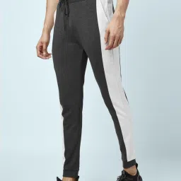 Ajile by Pantaloons Multi Slim Fit Colour Block Joggers image 3