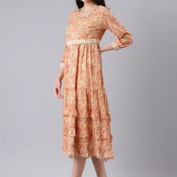 showoffff SHOWOFF Multicolor Embellished Midi Dress image 3