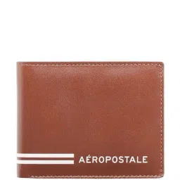 Aeropostale Sacramento Tan Casual Leather Bi-Fold Wallet for Men-picture-5