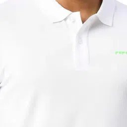 Pepe Jeans DARREN White Regular Fit Polo T-Shirt image 4