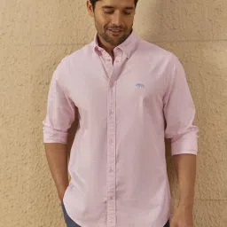 ANDAMEN Pink Regular Fit Shirt image 1